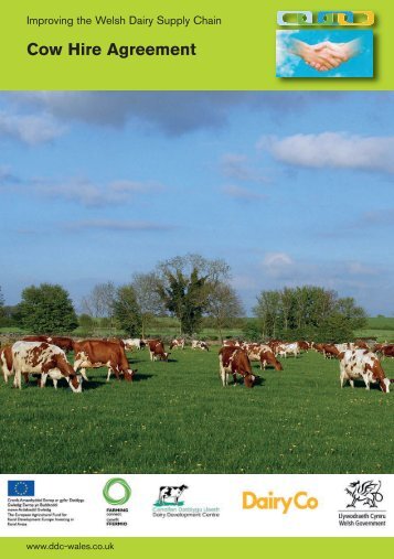 Cow Hire Agreement - Dairy Development Centre