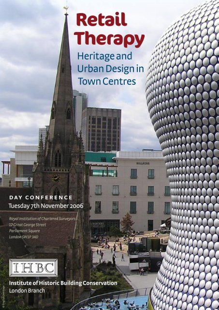 Link To Flyer Pdf Institute Of Historic Building Conservation - 