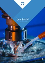 Master Chemical Kühlschmierstoffe - Produktübersicht - www.graushaar.de