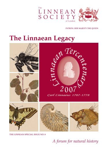 Linnaeus Legacy Pt 1 web 08-07-08.p65 - The Linnean Society of ...