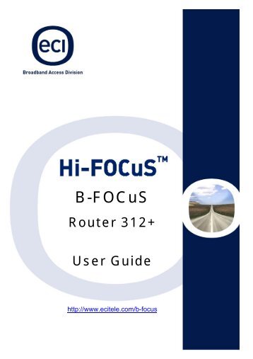 B-FOCuS MultiPort 342+ ADSL Router - Gotlands Energi