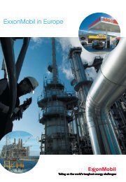 ExxonMobil in Europe - ExxonMobil in the UK