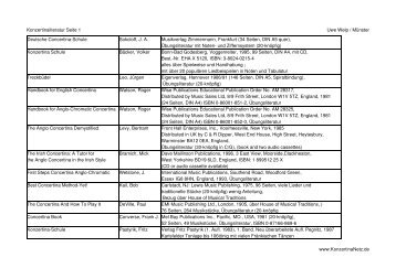 Konzertinaliteratur Seite 1 Uwe Welp / Münster www.KonzertinaNetz ...