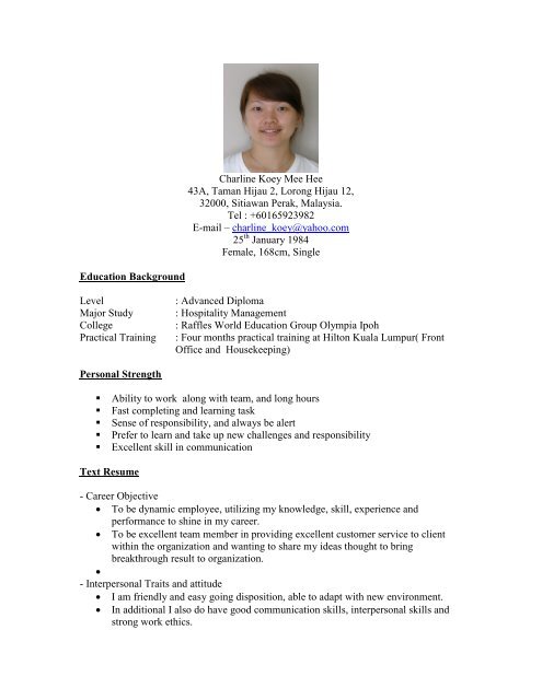 Myresume