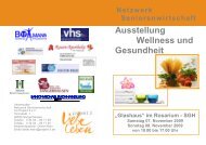 Ausstellung Wellness und Gesundheit - Projekt - 3 e.V.