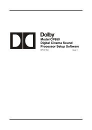 Processeur Audio Dolby Laboratories CP45 - Occasion, Pour Cinéma Ou Home-cinéma