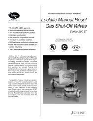 200 LT Gas Shut Off Valve Specifications