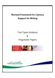 Text Types Progression Booklet