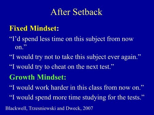 Growth Mindset