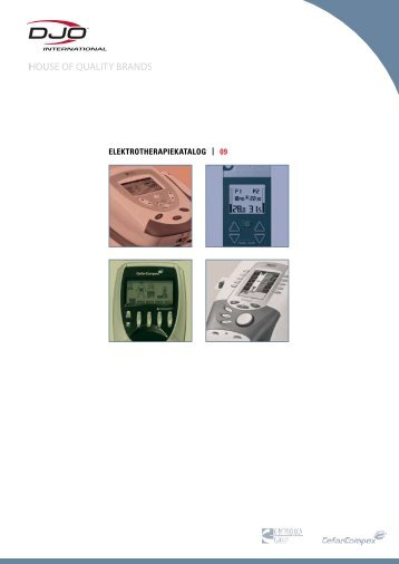 ELEKTROTHERAPIEKATALOG 09 - PhysioSupplies