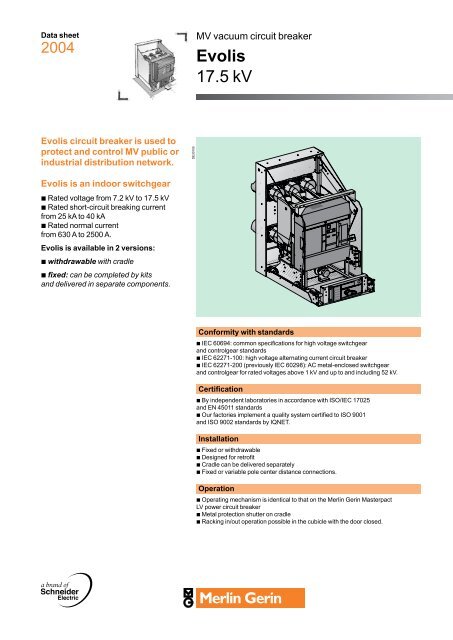 Evolis 17.5 kV