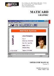 Maticard Graphic Operator Manual.PDF - Incode Plastic Card Products