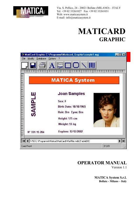 maticard graphic