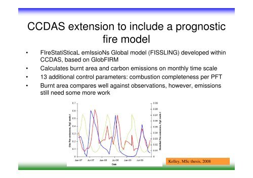 The Carbon Cycle Data Assimilation System CCDAS - JULES