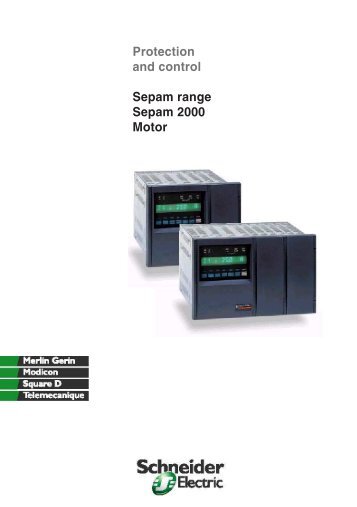 Sepam - HV/MV Protection and control units (ENG) - Trinet