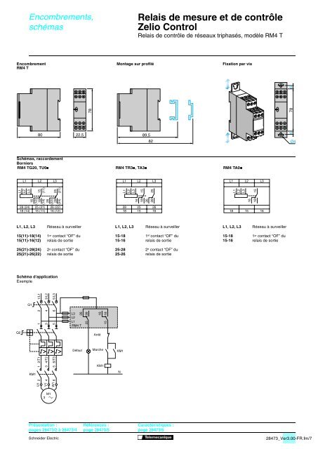 Relais de mesure et de contrÃ´le Zelio Control - Trinet