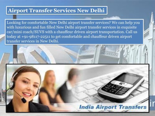 Airport Transfers Service by India Airport Transfers