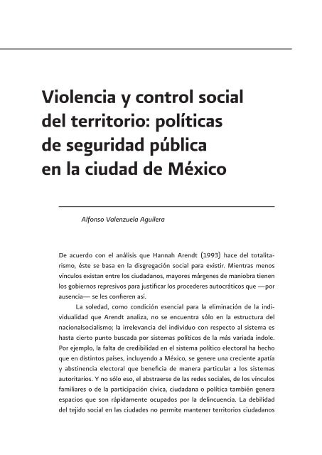 Foro interdisciplinario. Orígenes de la violencia en México - CONAVIM