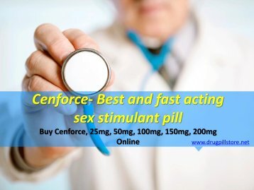 Cenforce- Best and fast acting sex stimulant pill