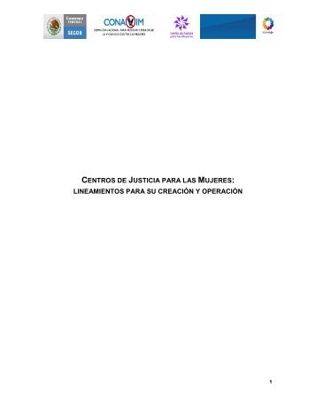 lineamientos para su creación y operación - CONAVIM