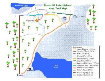 Beaverhill Lake Natural Area Trail Map - Beaverhill Bird Observatory
