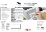 Catalogo de impresoras Toshiba RFID Ready para ... - actives.net