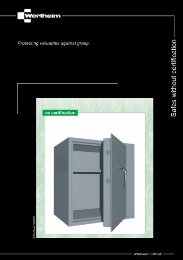 Safes without certification - SMP