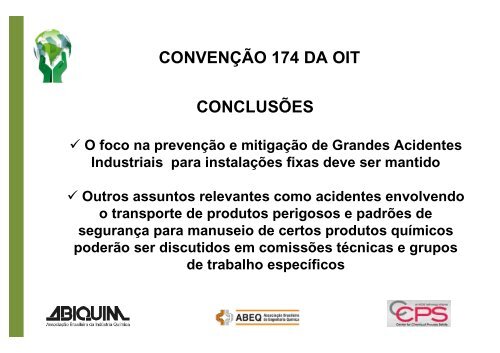 convenÃ§Ã£o 174 da oit - Fundacentro