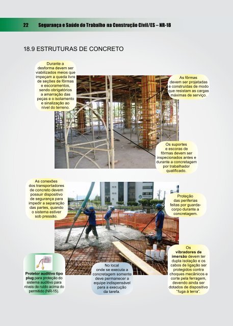 Cartilha de segurança e saúde do trabalho na construção civil / ES