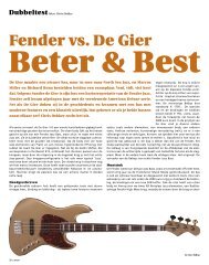 Fender vs. De Gier - De Gier Guitars & Basses