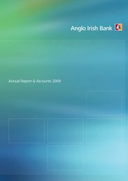 Annual Report 31 December 2010 Anglo Irish Bank