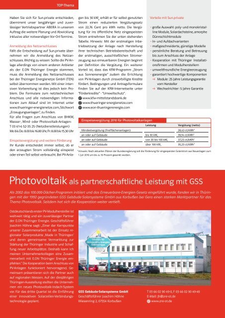 Photovoltaik– Umweltschutz der sich auszahlt - E.ON Thüringer ...