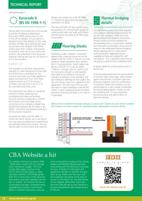 Latest CBA Newsletter - Concrete Block Association