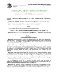 ley federal para prevenir y eliminar la discriminación - CONAVIM