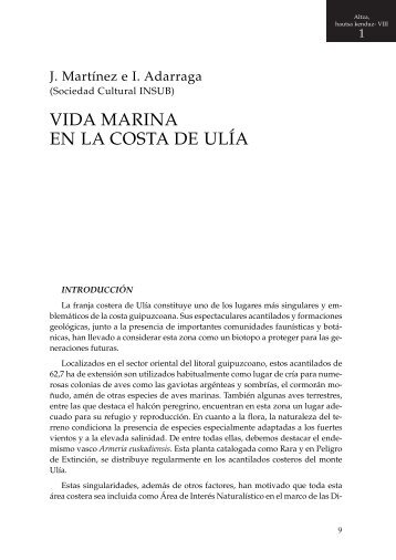 VIDA MARINA EN LA COSTA DE ULÃA - Altza