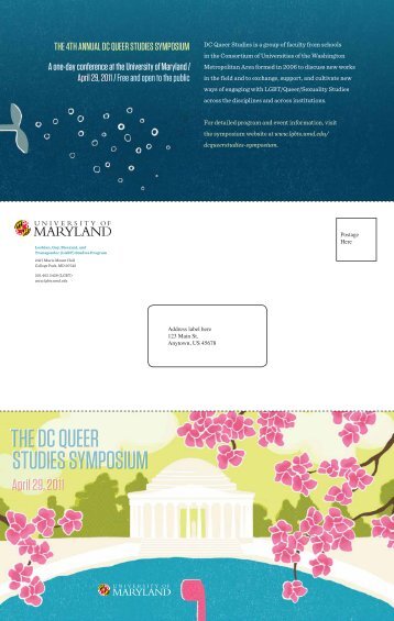 Symposium Mailer - College of Arts & Humanities - University of ...