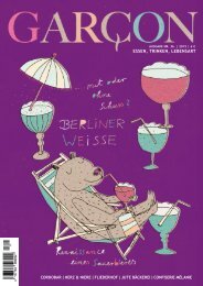 Magazin GARCON - Essen, Trinken, Lebensart Nr. 36