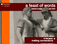 a feast of words - Department of English - Virginia Tech