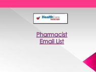 pharmacist email list | pharmacist email lists | pharmacist mailing list | pharmacist mailing lists