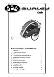 Betriebsanleitung und Sicherheitshinweise - Burley