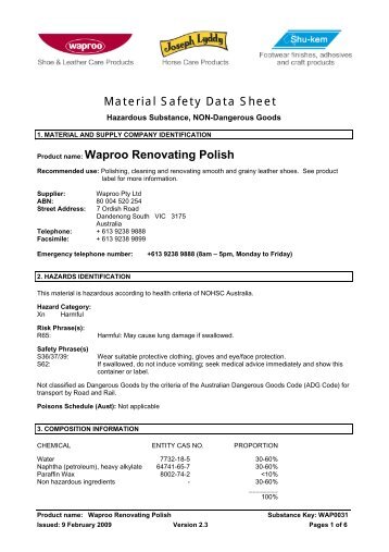 polish car nu finish Polish (MSDS) Brasso Metal polish car nu finish Polish (MSDS) Brasso Metal