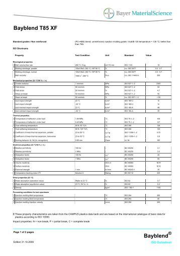 Bayblend T85 XF Bayblend - Activas