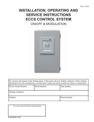 I&O Manual - ECCS Control System - Categories On Thermal ...