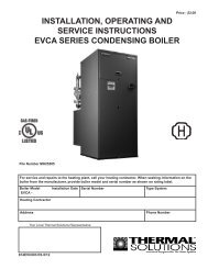 installation, operating and service instructions evca series ...