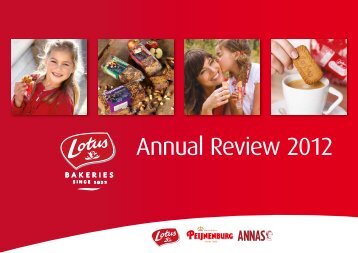 Annual Review 2012 - Lotus Bakeries