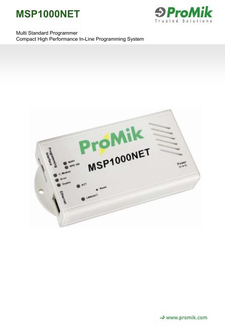 MSP1000NET - ProMik