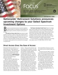 FOCUS - Nationwide Retirement Solutions