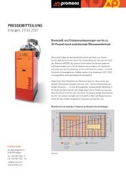 PRESSEMITTEILUNG - promeos GmbH