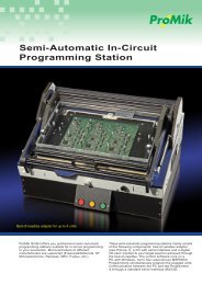 Semi-Automatic In-Circuit Programming Station - ProMik