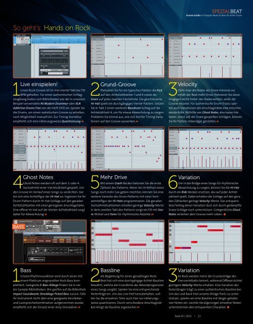 Groove Guide - BEAT 05/2013 - plasticAge.de